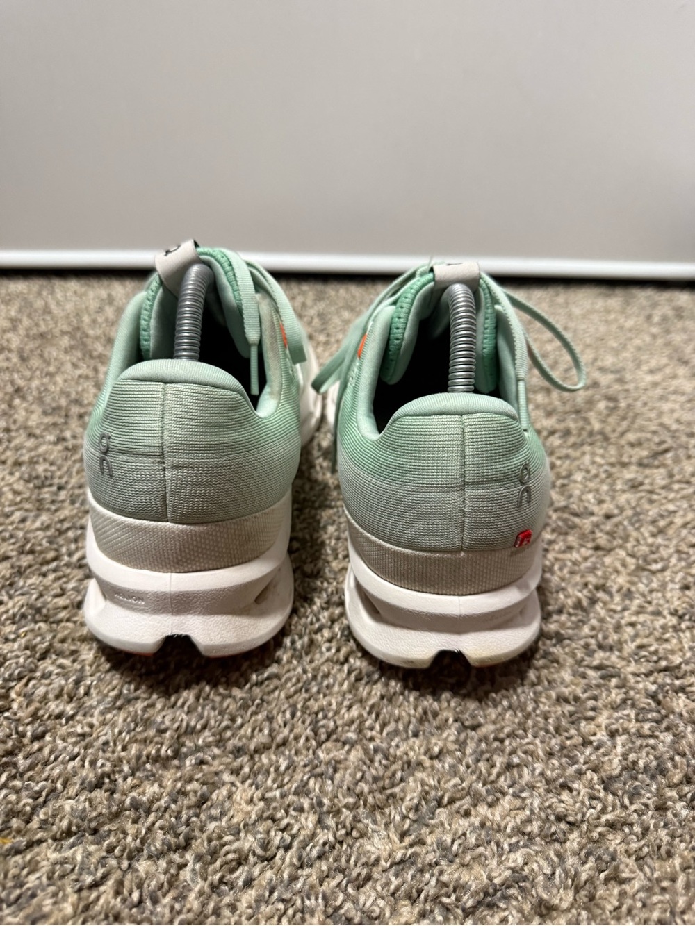On Running Women’s Mint and Orange Cloudtec Trainer - Picture 5 of 8